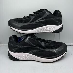 Propet Shoes Mens 8.5 3E Wide One Lt Walking  Black Sneakers MAA022M